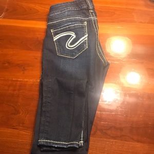 Like new silver jeans